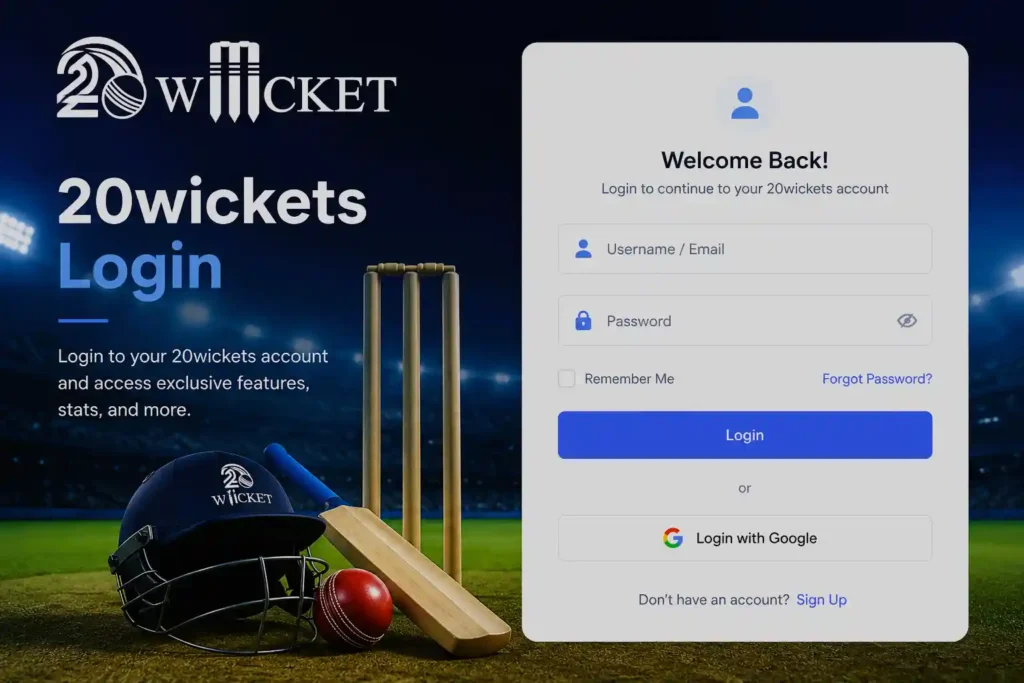 20wickets Login